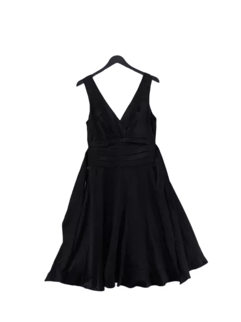 B.Young Women's Midi Dress UK 12 Black 100% Polyester A-Line