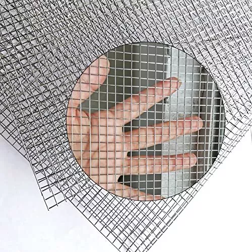 Upgraded 2PACK SS Wire Mesh 4 Mesh Completely Welded 12 X 24 In310mm X 620mm