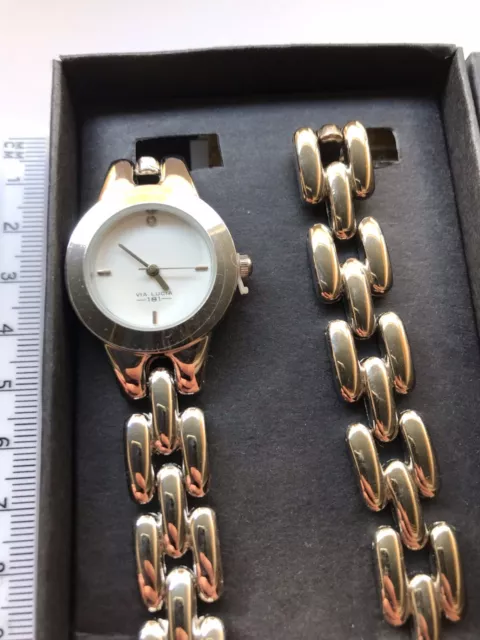VIA LUCIA 181 Watch And Bracelet Set 13.00 PicClick UK