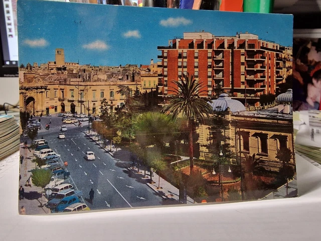 Cartolina Lecce Piazza Roma e Porta S. Biagio 1969 ZA780 ^