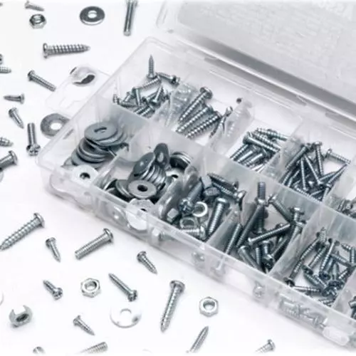 Performance Tool 347 Piece Metric Nuts & Bolts Assortment with Plastic Case