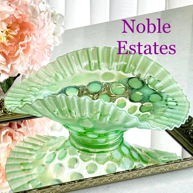 花瓶・フラワースタンド VINTAGE FENTON COIN DOT BOWL 花瓶・フラワースタンド VINTAGE FENTON COIN DOT BOWL 花瓶