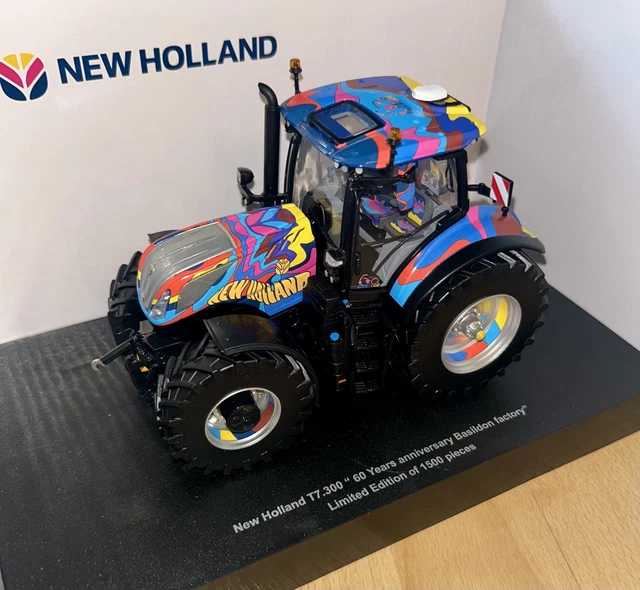 Universal Hobbies 1/32 - Tracteur New Holland 2 Million Basildon - Bleu (UH6744)