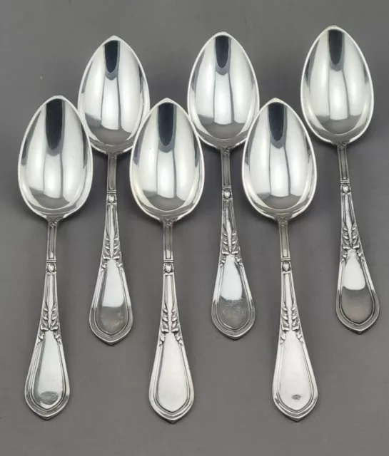 Jugendstil Löffel JAL 6 von 12 Johann Adam Lemor Breslau Schlesien 800er Silber