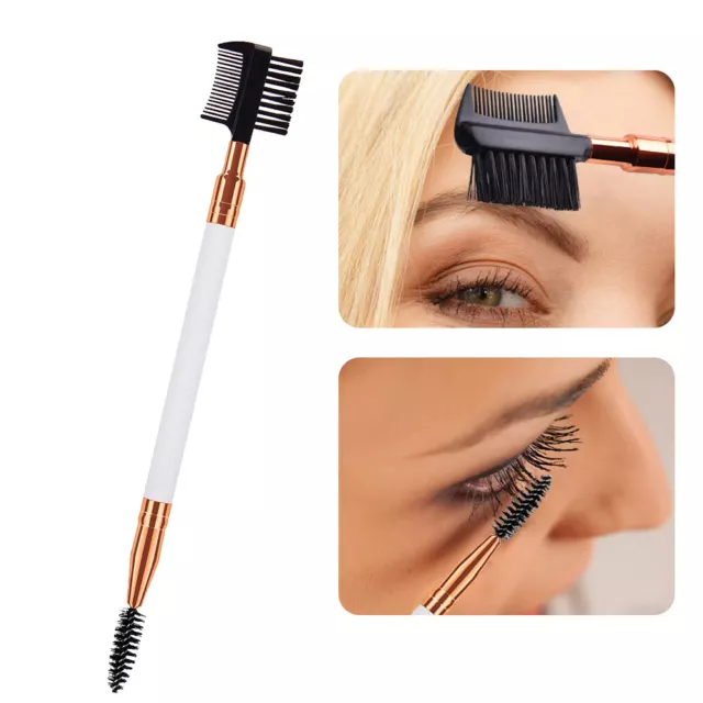 Double Ended Makeup Tool For Women Lightweight Eyebrow Comb Eyelash Brush