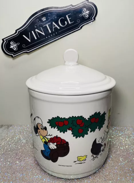 Walt Disney Mickey Mouse cookie Time Cookie Jar Shaped Like Alarm