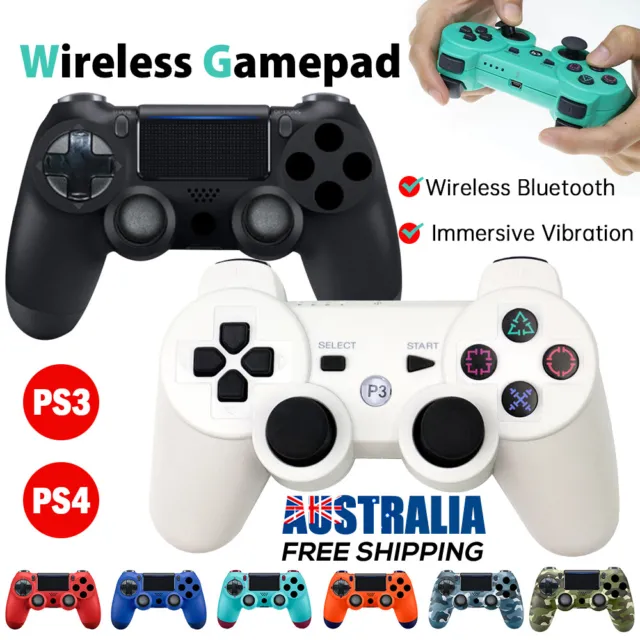 Wireless Bluetooth Controller Game Remote Gamepad For PS3 PS4 Console XMAS Gifts