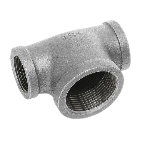 Tee uguale Art. 130 in ghisa zincata diametro Ø 3/4" accorderia in ghisa