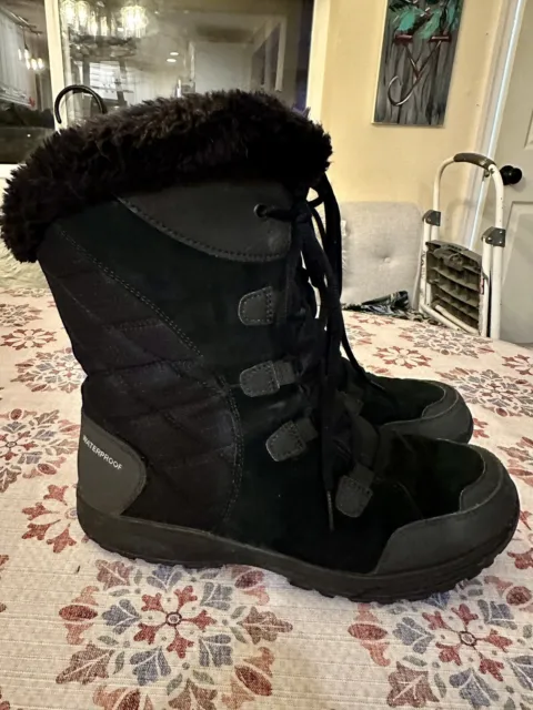 Columbia Women's Ice Maiden II Snow Boot- Size 10 Black