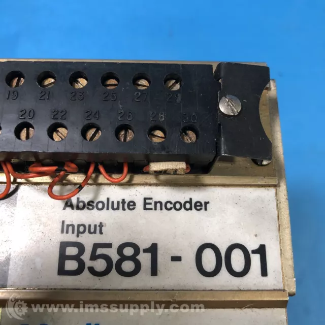 Modicon B581-001 Revision A1 Absolute Encoder Input USIP 3