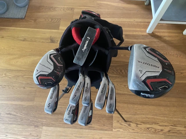 Golfschläger WILSON PRO STAFF gebraucht, kompletter Satz inkl. Tasche