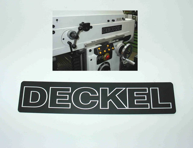 Poster 600x450mm Deckel Fräsmaschine FP1 (Wählscheibe
