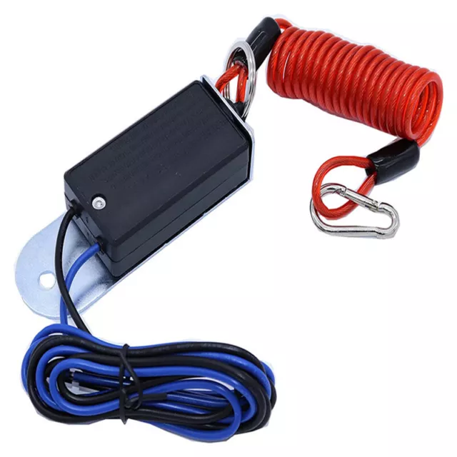 Electric Breakaway Switch Battery Coiled Cable Fit for Trailer Towing Caravan