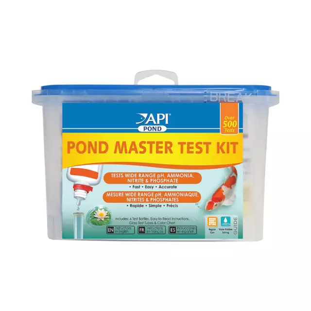 API Étang Master Test Kit Ph, Ammoniac, Nitrite, Et Phosphates. Koï