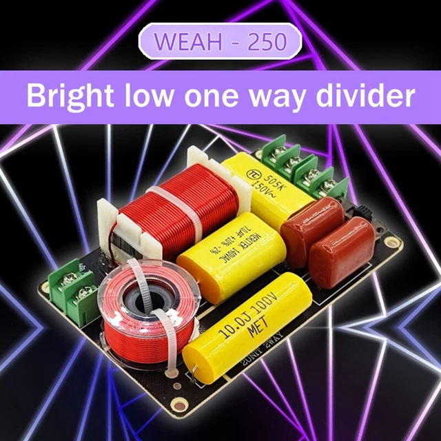 Crossover Audio 2 Vie Alti+ - Divisore Di Frequenza HiFi Per Altoparlanti Da Scaffale