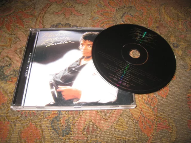 Michael Jackson Thriller Special Edition Used 1982 R&B Pop Uk Cd Album.