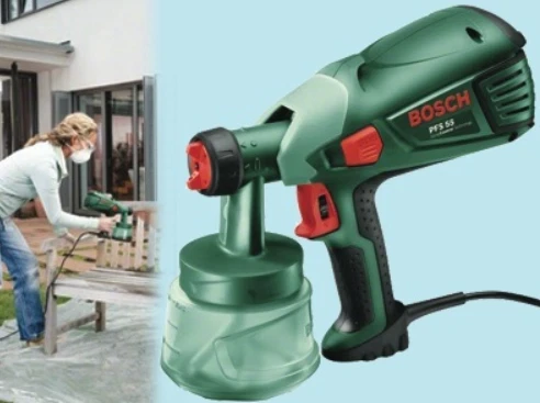Image of Bosch PFS 55 spray gun on eBay website