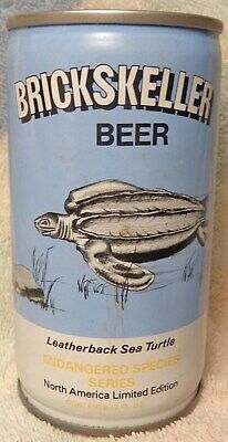 Vintage Brickskeller Beer Can -  Leatherback Sea Turtle - 12 Ounce @1978