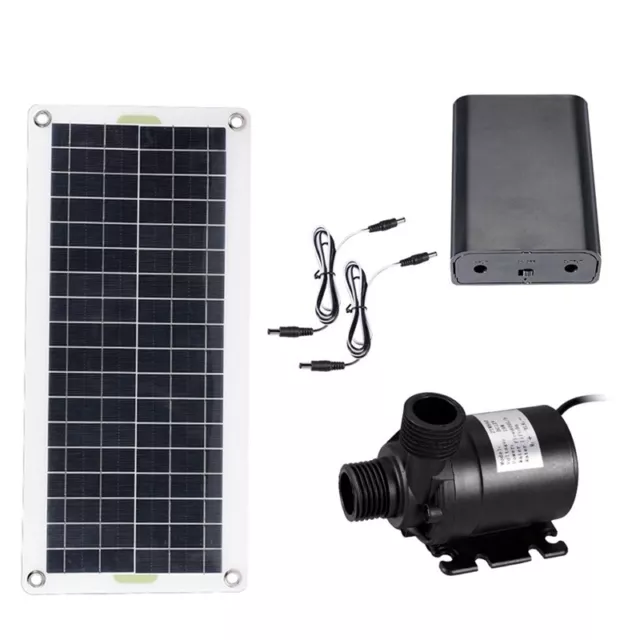 50W Solar Water Pump 800L/H DC12V Low Noise Solar Water Fountain Pump for Famil