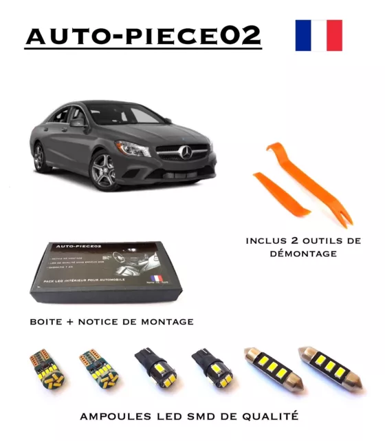 Pack FULL LED intérieur pour Mercedes Classe CLA W117 ( 2013 - 2018 )