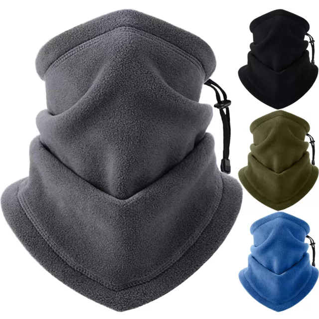 Winter Fleece Neck Gaiter Balaclava Ski Face Mask Windproof Warmer Bandana Scarf