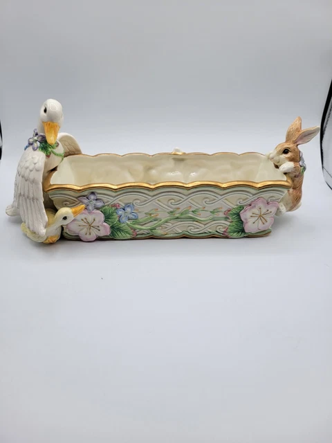 Fitz And Floyd Spring Classic  Garden Rhapsody Cracker Ceadle