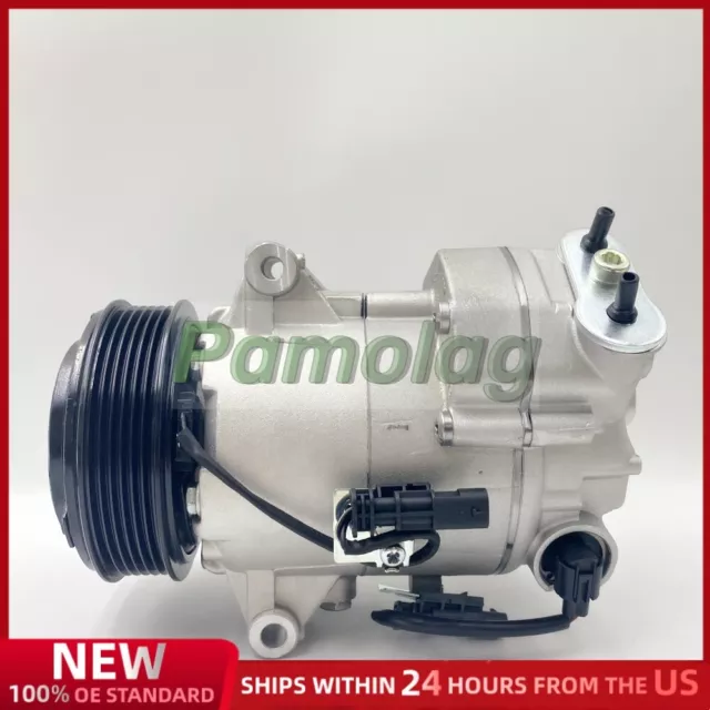 AC Compressor w/ A/C Clutch for Chevrolet Cruze 2012-2015 L4 1.8L OE# CO 22227C