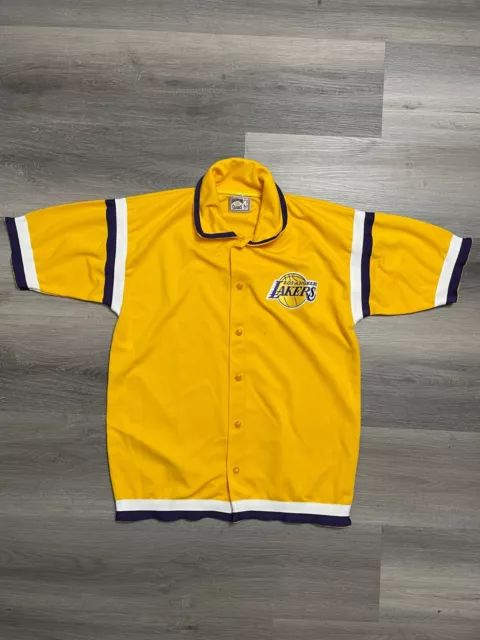 100% Authentic Bape Mitchell & Ness Lakers Warm Up Jacket size: XL