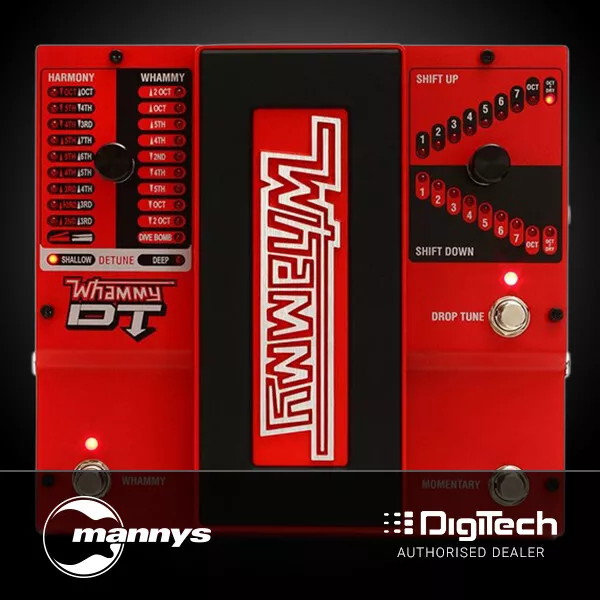 DigiTech Whammy DT Pitch Shifting Pedal w/ Drop & Raised Tuning