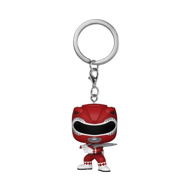 FUNKO POP! KEYCHAIN: Mighty Morphin Power Rangers 30th - Red Ranger ...