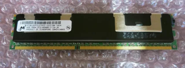 Memoria Micron MT36JSZF51272PZ-1G1F1BA 4 GB PC3-10600 DDR3-1333 MHz ECC CL9 240P