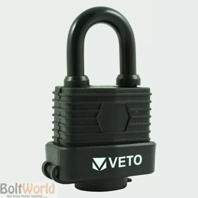 40mm VETO WEATHERPROOF WATERPROOF PADLOCKS HEAVY DUTY PADLOCK LOCK OUTDOOR SHED