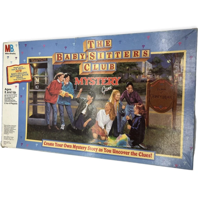 THE BABYSITTERS CLUB Mystery Game 1992 Milton Bradley Complete