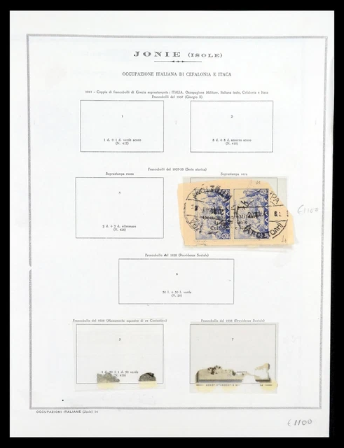 Lot 31875 Stamp collection Italian occupation Ionian Islands 1940-1944.