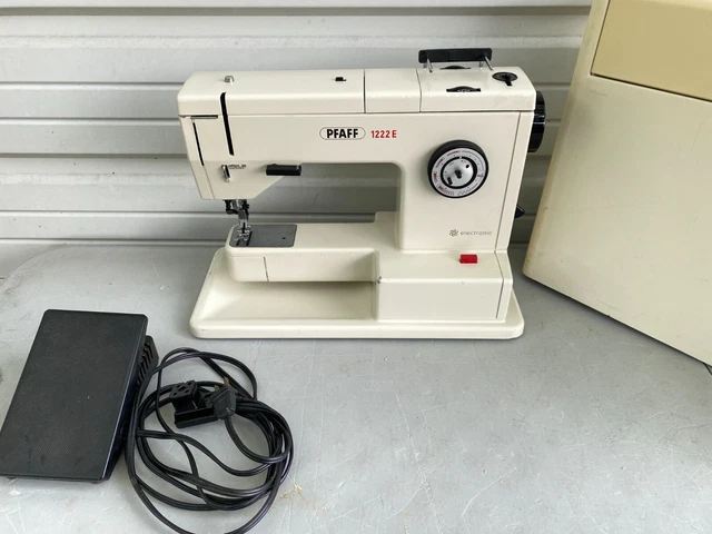 PFAFF 1222E Sewing Machine w/ Foot Pedal & Case ***For Parts or Repair*** PFAFF 1222E Sewing Machine w/ Foot Pedal & Case ***For Parts or Repair***