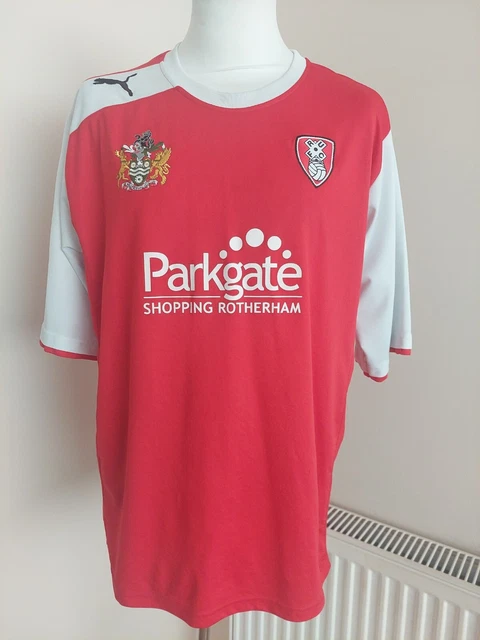 ROTHERHAM UNITED FC Puma 2012 Red Home Shirt Adult Size Xxl