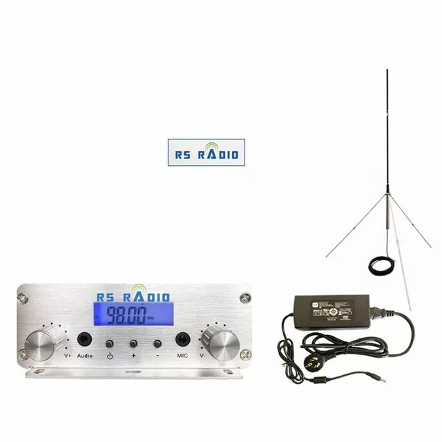 15W FM TRANSMITTER Kit stereo PLL Radio Broadcast Station Wireless