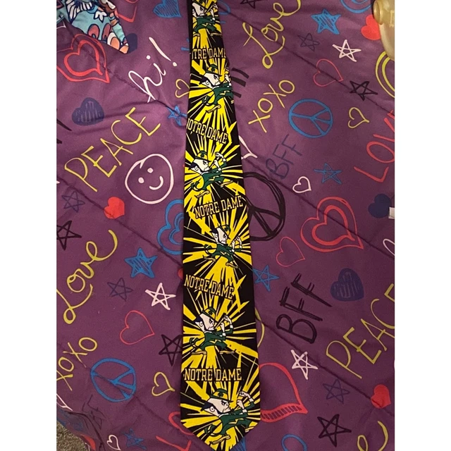 Vintage Notre Dame Ralph Marlin Tie