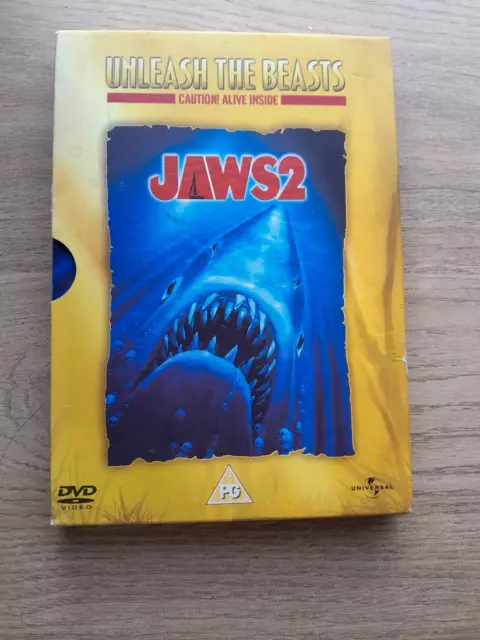 Jaws 2 DVD With Slip Cover Very Good Condition