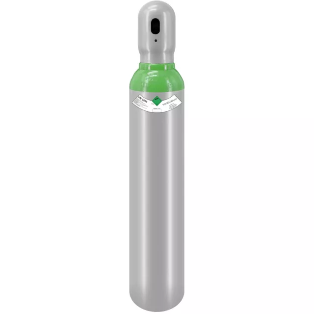 Vogelmann Gasflasche 8 Liter ARGON (82%)+CO2 (18%) Schutzgas Schweißgas MIG