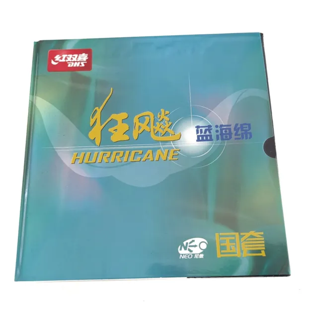 Blue Sponge DHS National Hurricane 3 Neo Table Tennis Rubber Black 41 Degree