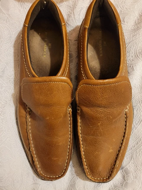 Dockers Domie Mocassini Uomo - Pelle Sintetica Marrone Chiaro - Suola Leggera In TPR - Plantare Supreme Comfort - Taglia 41 EU - 2