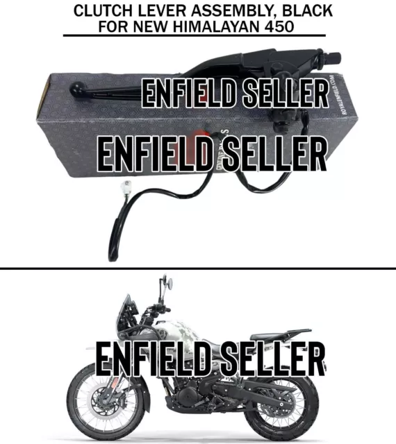 "CONJUNTO DE PALANCA DE EMBRAGUE, NEGRO" Apto para Royal Enfield New...