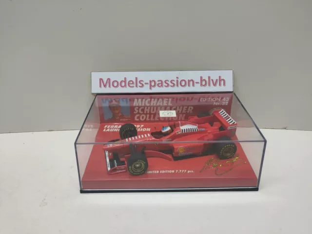 Ferrari Launch Version Michael Schumacher 1997 1/43 Minichamps