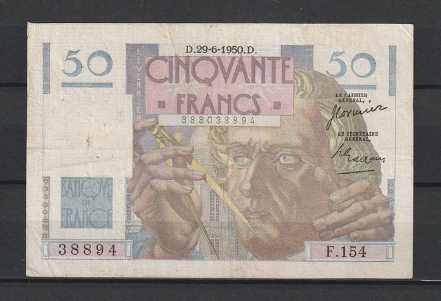 50 Francs LE VERRIER Spécimen FRANCE 1946 F.20.01Sp 4370162 Billets