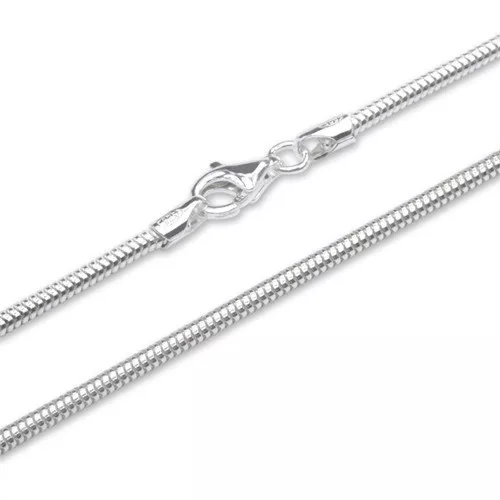 2mm solid sterling silver 925 Italian SNAKE link chain necklace bracelet anklet