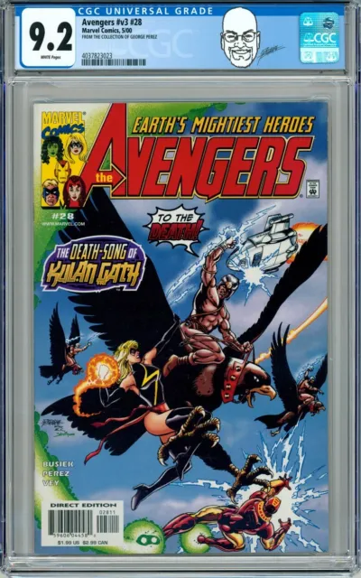 George Perez Pedigree Collection CGC 9.2 Avengers #443 / #28 Conan Cover Homage