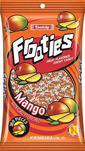 Frootie Tootsie Roll Chewy Candy, Mango, 38.8 Ounce, 360 Count (Pack of 12)