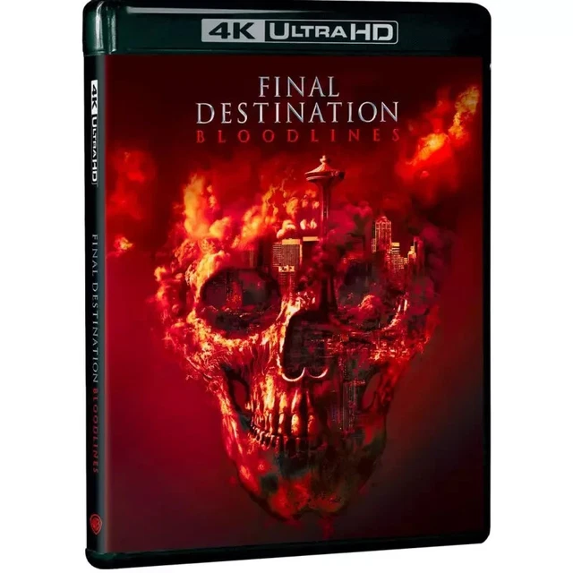 FINAL DESTINATION BLOODLINES 4K UHD (2025) 2 Blu Ray Steelbook A pre ...