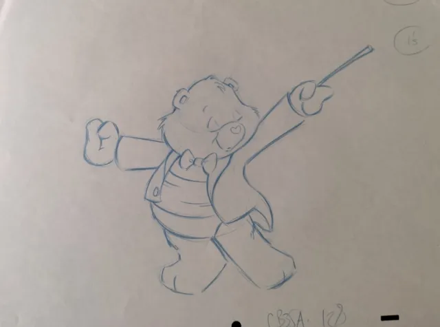 Care Bears Original Production Hand Drawn Sketch